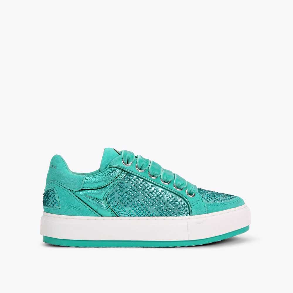 Tenis Kurt Geiger Southbank Mujer Verdes | Mexico-76509139