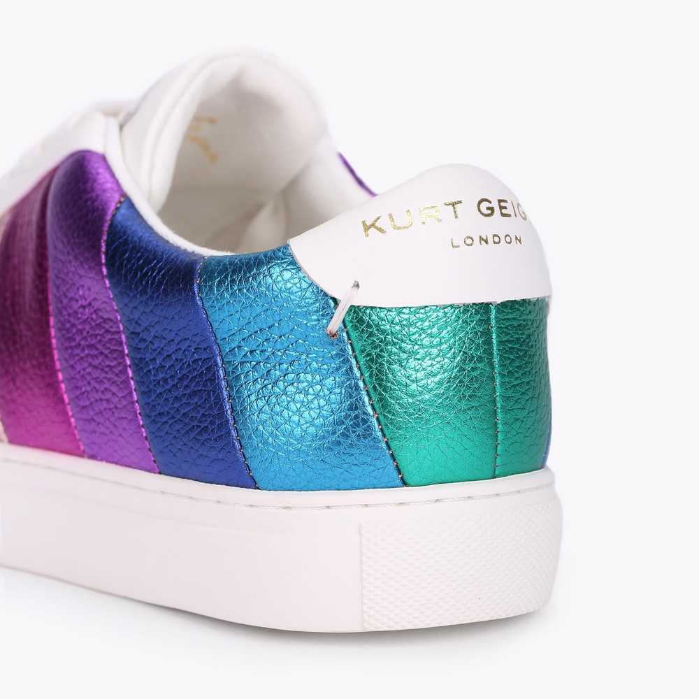 Tenis Kurt Geiger Tienda En L nea Lane Stripe Mujer Multicolor